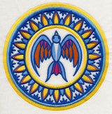 Majolica Bird Medallion