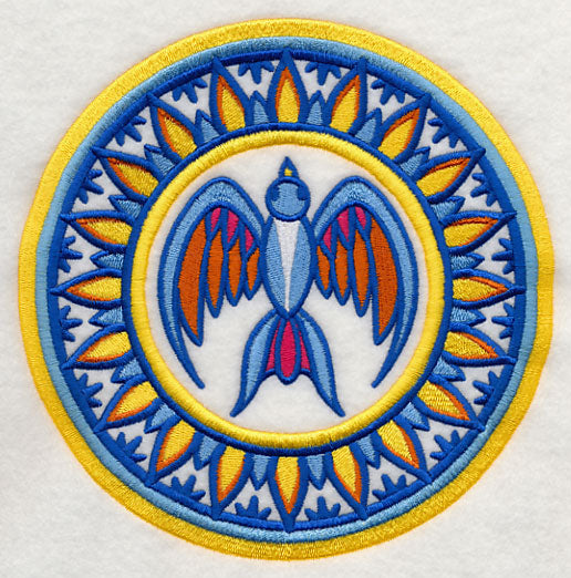 Majolica Bird Medallion