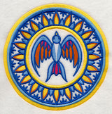 Majolica Bird Medallion