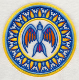 Majolica Bird Medallion