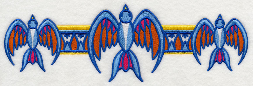 Majolica Bird Border