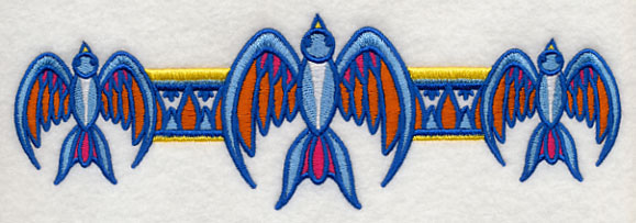 Majolica Bird Border