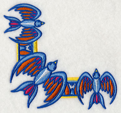 Majolica Bird Corner