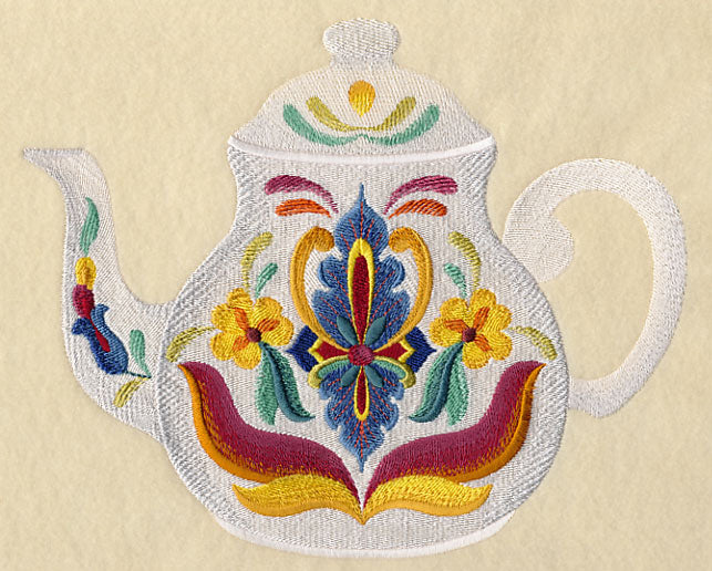 Majolica Tea Party - Teapot