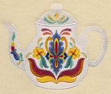 Majolica Tea Party - Teapot