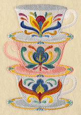 Majolica Tea Party - Teacups