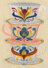 Majolica Tea Party - Teacups