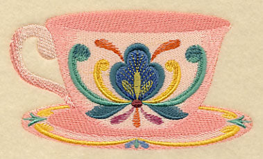 Majolica Tea Party - Teacup 2