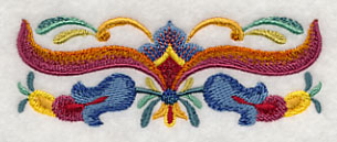 Majolica Tea Party - Border