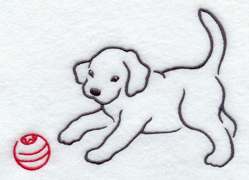 Puppy & Ball