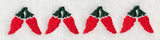 Comic Chili Pepper Border