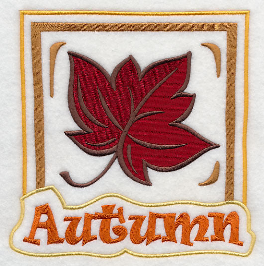 A View of the Seasons - Autumn Leaf