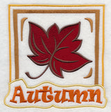 A View of the Seasons - Autumn Leaf