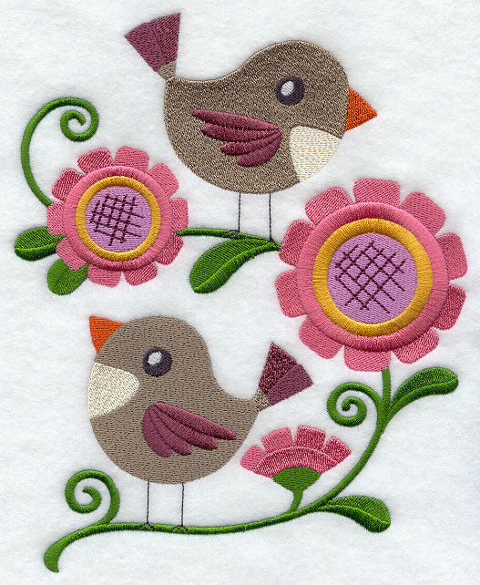 Pleasant Perching Pair