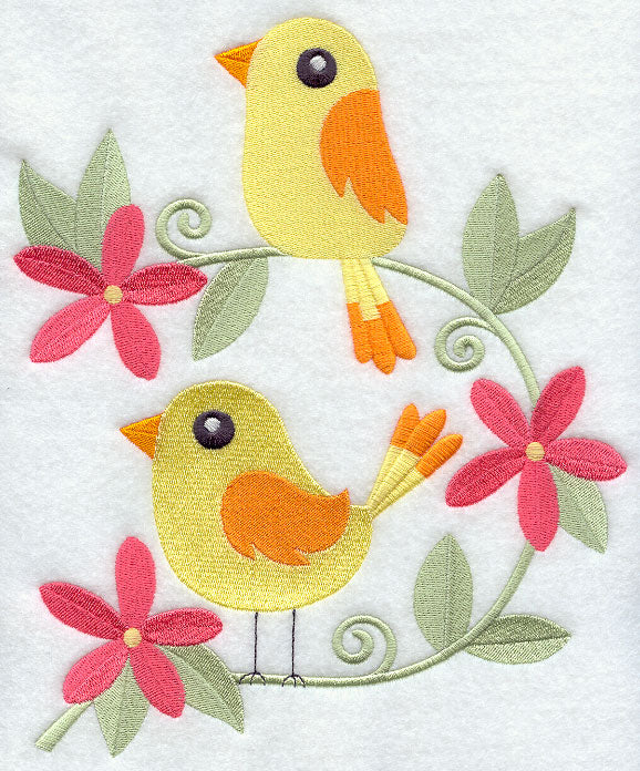 Pretty Perching Pair