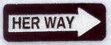 Her Way Sign