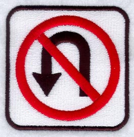 No U-Turn Sign
