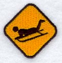 Sledding XING Sign