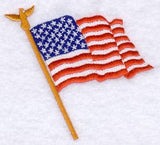 US Flag W/Eagle Pole