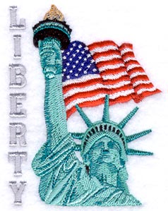 Statue Of Liberty W/Type