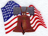 Liberty Bell & Flag