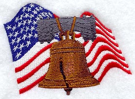 Liberty Bell & Flag