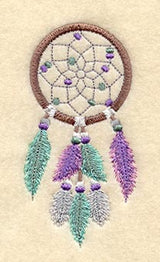 Dream Catcher & Feathers & Beads