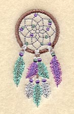 Dream Catcher & Feathers & Beads