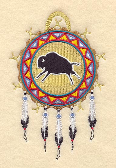 Buffalo Drum Shield