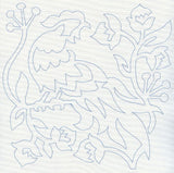 Jacobean Bird Quilting Square 1 (Single Run)