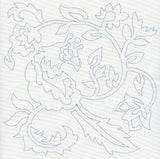 Jacobean Bird Quilting Square 2 (Single Run)