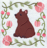 Woodland Animal Square - Bear Cub