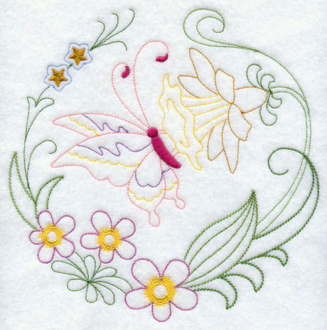 Butterfly Circle - Daffodil (Vintage)