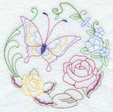 Butterfly Circle - Roses (Vintage)