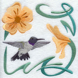 Hummingbird Square - Black-chinned