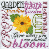 Garden Bouquet Square