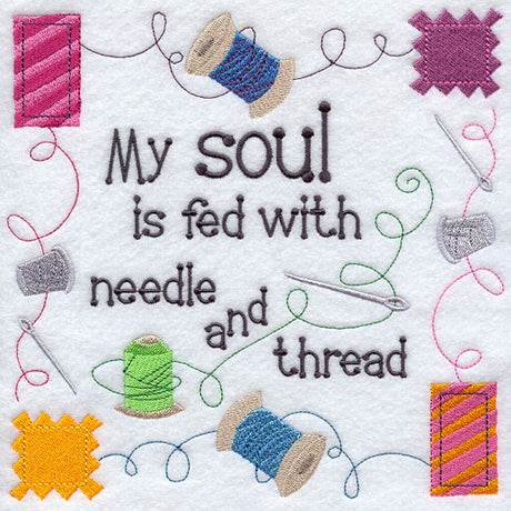 Fed with Needle and Thread