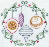 Vintage Ornaments and Berries