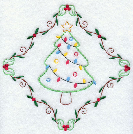 Vintage Christmas Tree Diamond