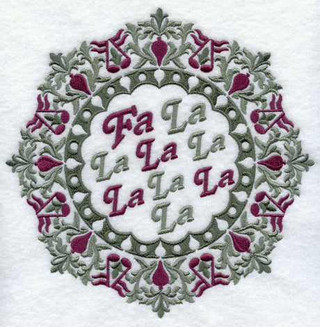 Christmas Wreath - Fa La La La La