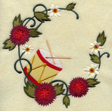 Christmas Music - Drum Wreath