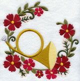 Christmas Music - Angel Horn Wreath