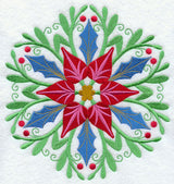 Suzani Medallion - Poinsettia