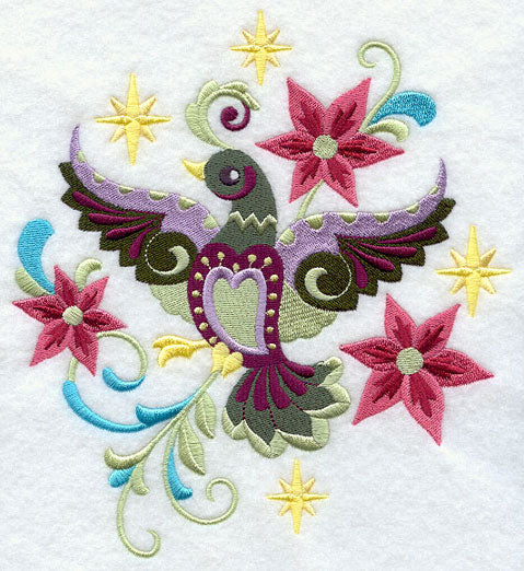 Suzani Christmas Bird - Starburst