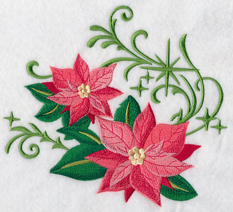 Christmas Poinsettias with Echoes