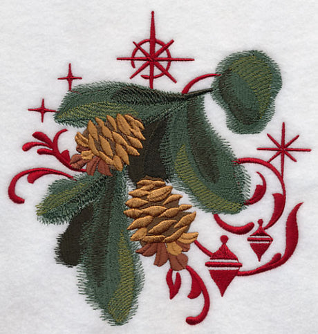 Christmas Pine Boughs with Echoes