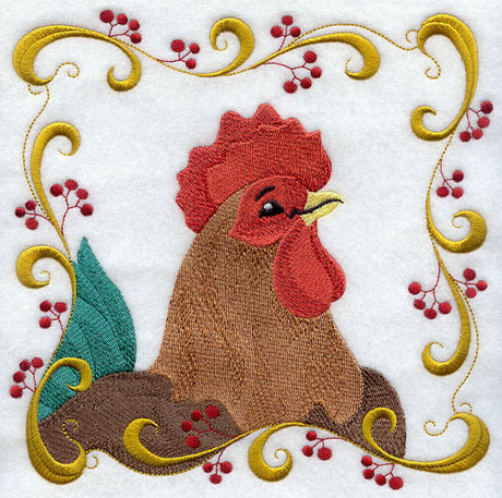 Country Rooster Square