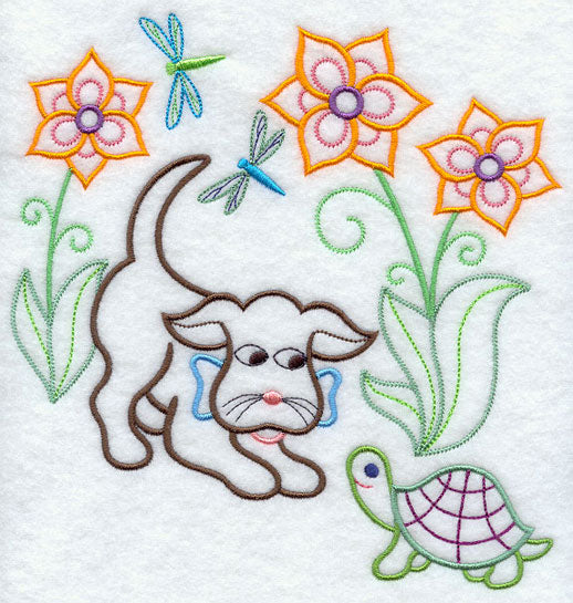 Gingham Dog & Turtle Friend