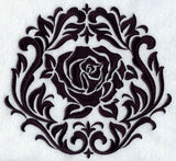 Framed Damask Rose