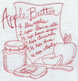 Apple Butter (Redwork)